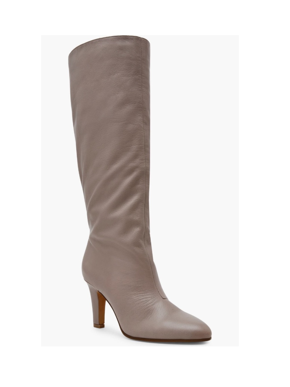 Steve Madden Rizk Knee High Slouchy Boots Gray Suede Women’s 8 Pointy Toe